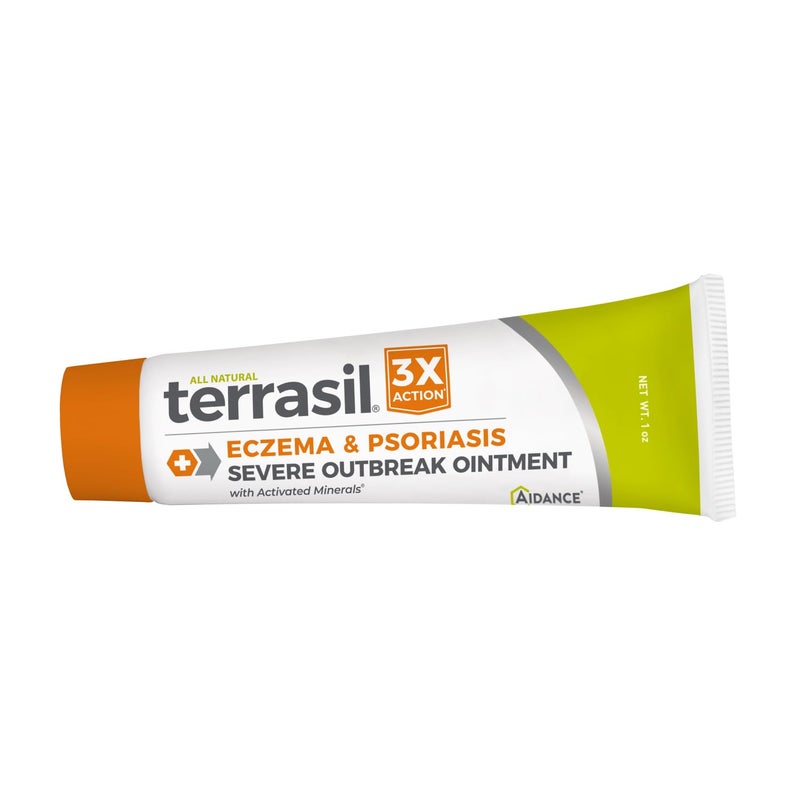 terrasil Anti Itch Eczema Cream for Kids & Adults, All Natural Severe Eczema & Psoriasis Relief, Steroid Free, Safe for Sensitive Skin (28g) - Image 1